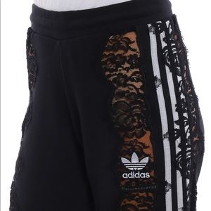 Lace Trim Sweatpants
